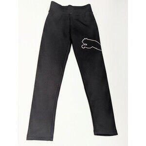 Puma Girls' (7/8-Medium) Black Sweatpants/Joggers/Leggings w/Fleece Lining
